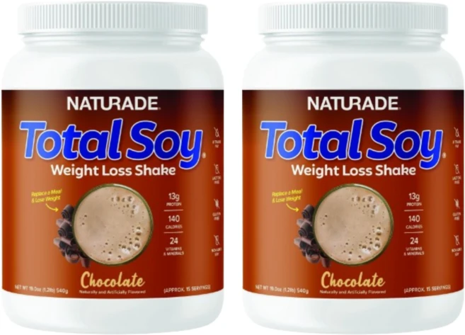 [Naturade] 토탈 소이 웨이트 로스 쉐이크 초콜릿 15 서빙 540 g 2 SET, 2개, 540g - 쿠팡