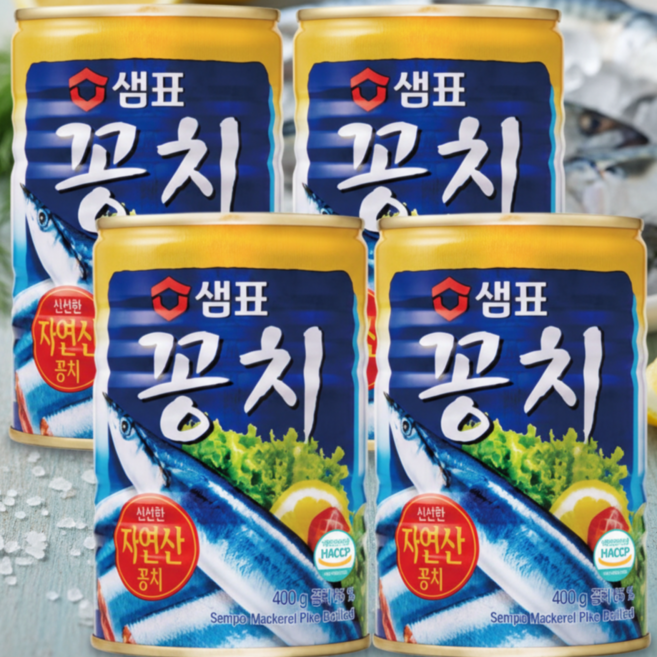 간편하고 편리한 꽁치, 400g, 4개