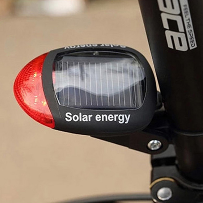 태양열 자전거 후미등 솔라후미등 비상등 안전등 LED, 1개