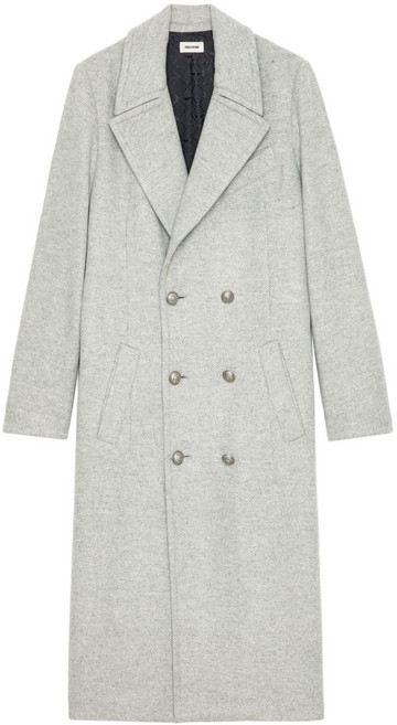 쟈딕앤볼테르 뮬란 더블 브레스티드 코트