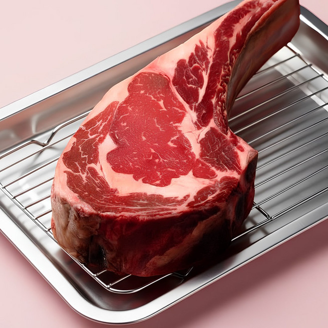 504시간 드라이에이징 토마호크 뼈커팅, 1개, 750g