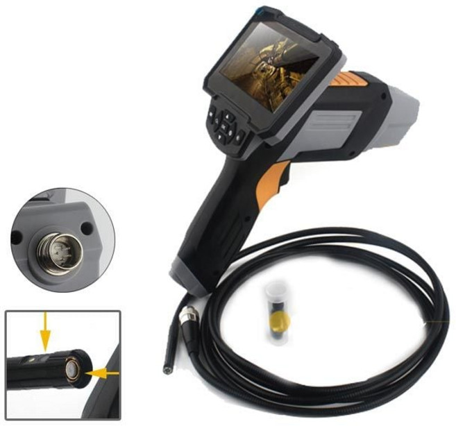 누수 탐지 카메라 방수형 배관내시경 하수도 산업용 내시경 카메라 5m 환기구 문제 유연 틈새 해결, 내시경카메라 5미터, 1개