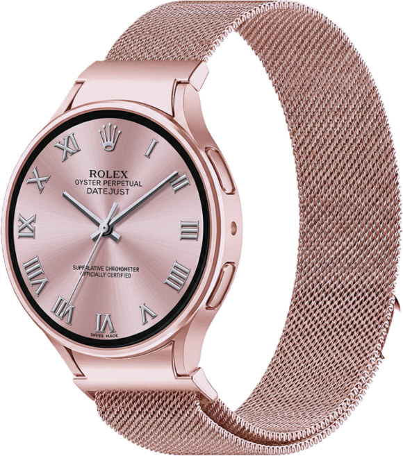 갤럭시워치 호환 밀레니즈 스트랩 + 케이스 세트구성, 로즈핑크세트, 1개