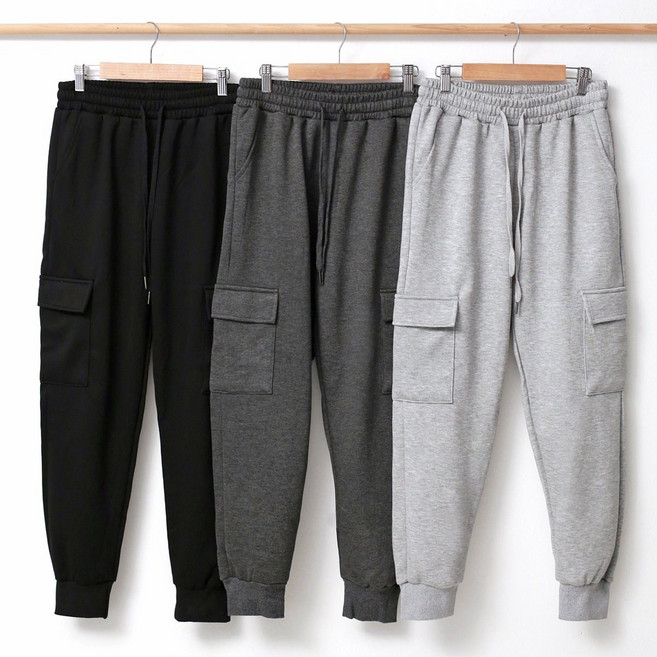 봄가을 여성 면 팬츠 츄리닝 트레이닝 홈웨어 키작녀 조거 바지 시보리