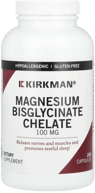 헁복하고 건강하세요 Kirkman Labs 마그네슘 비스글리시네이트 킬레이트 캡슐 250정 늘 챙기셔야합니다, KirkmanLabs마그네슘비스글리시네이트킬레이트캡슐2, 1개 - 쿠팡