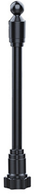 여러 위치 조정 가능한 확장 암 17mm 볼 마운트 전화 태블릿 홀더에 적합한 유연한 전화 마운트 어댑터, 22cm