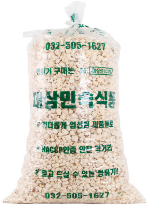 대삼민속식품 고소한 옥수수 강냉이 대용량, 3kg, 1개