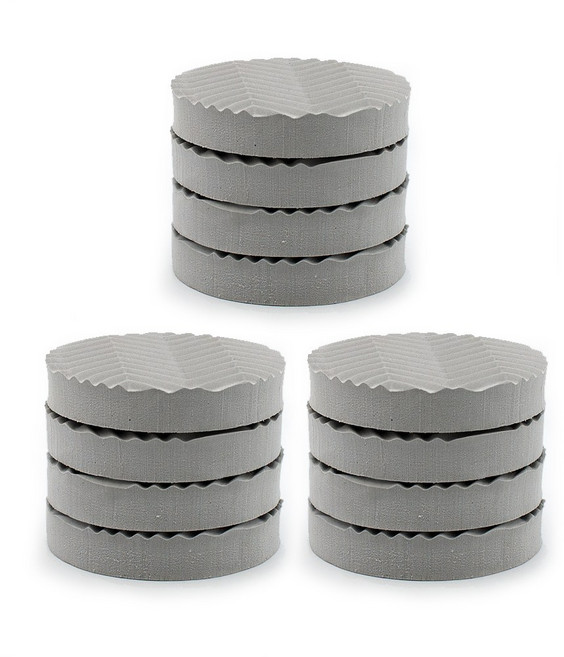TNC 진동 방지패드 특대형 원형 그레이 12p, 1개