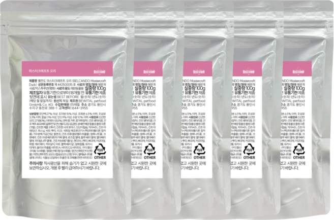 벨칸도 사료 마스터크래프트, 5개, 100g, 오리