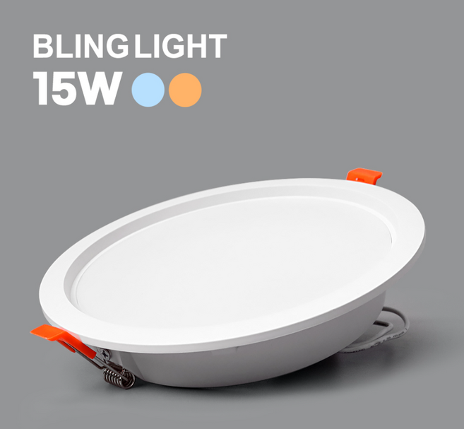 LED 다운라이트 15W 매입등, 주광색, 1개