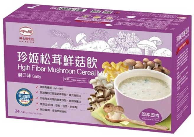 呷七碗 珍姬松茸鮮菇飲, 1個, 鮮菇(全素)