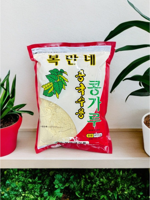 복만네식품 복만네 콩국수용 콩가루 850g (검은깨함유)