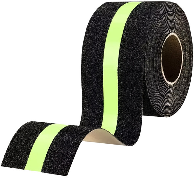 휴크래프트 야광 미끄럼방지 테이프 그린 50mm x 5m 계단 공사장, 1개