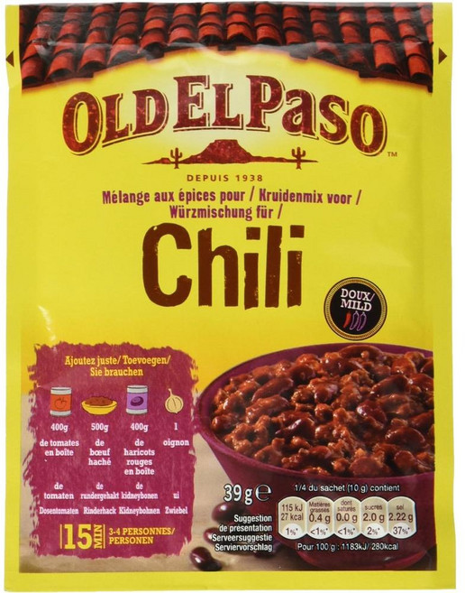 OLD EL Paso 올드엘파소 칠리 스파이스 블렌드, 2개, 39g