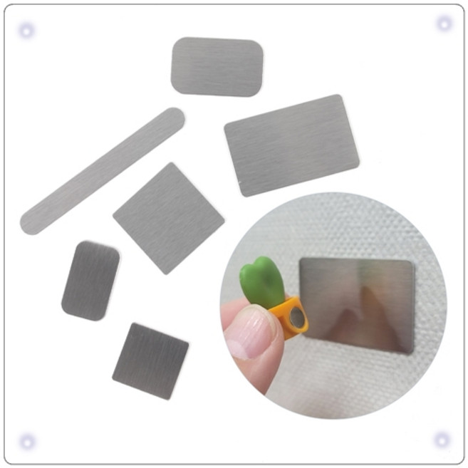 자력이 없는벽에 사용하는 부착식 사각철판