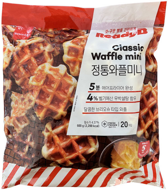 삼립 정통미니와플, 600g, 4개