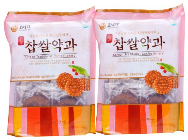 호정가 찹쌀 약과 도시락, 350g, 2개
