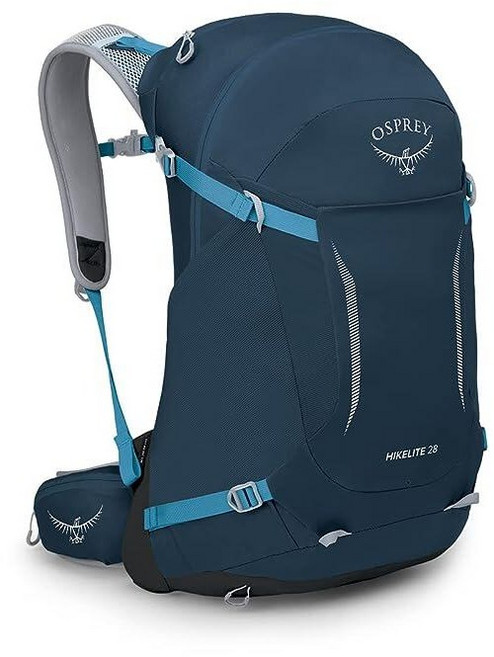 오스프리 하이크라이트 배낭 18L/26L/28L 방수커버 포함, 푸른
