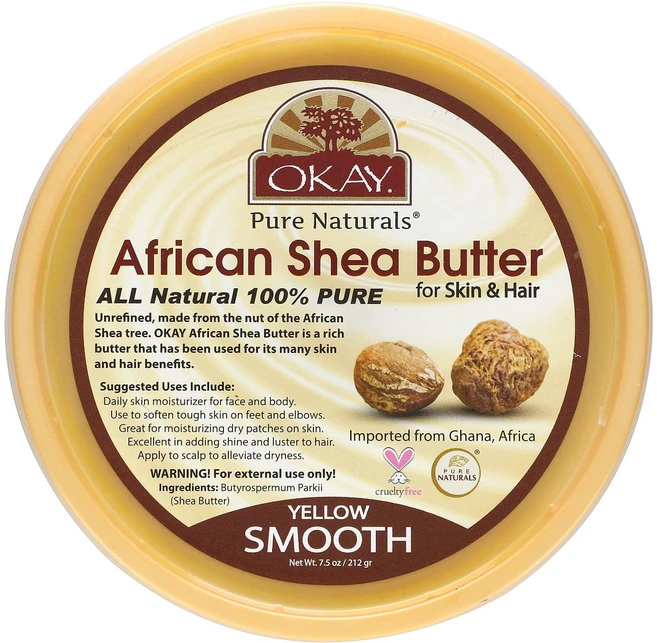 Okay Pure Naturals 아프리카 시어 바디버터 피부 및 모발용 212g(7.5oz), OkayPureNaturals아프리카시어바디버터피부및모, 212g, 1개 - 쿠팡