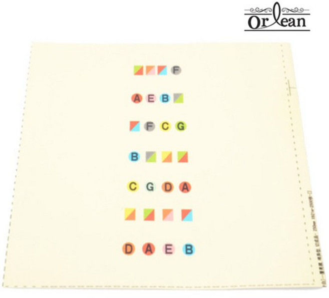 바이올린 지판연습 스티커 포지션테이프, 바이올린 지판 연습스티커 투명