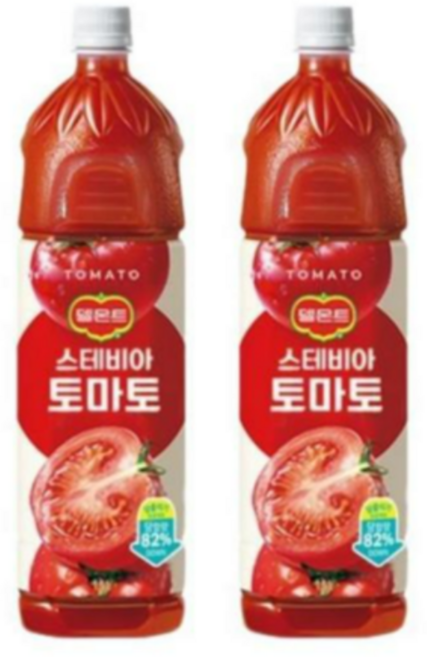 델몬트 스테비아 토마토, 1.5L, 2개