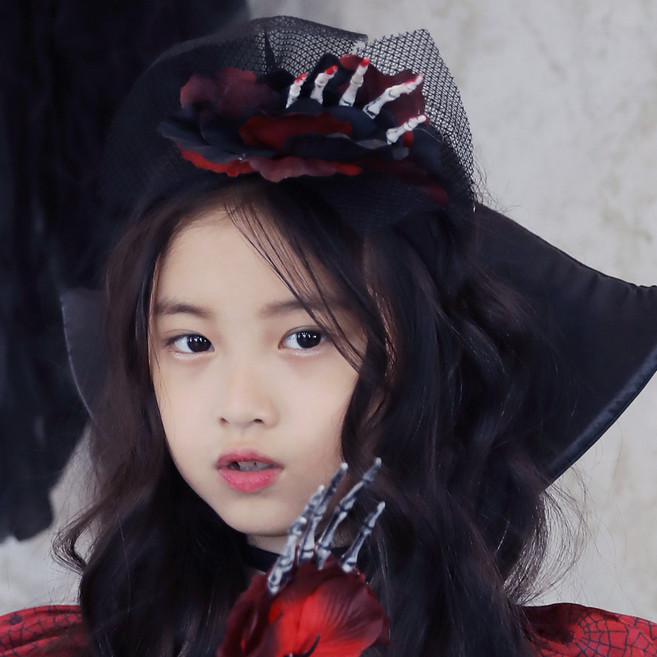 할로윈 머리띠 화관 왕관 고양이 귀여운 호박 천사 악마 유니콘 토끼 머리핀 파티소품 기획전, 15.고딕 해골손 머리띠