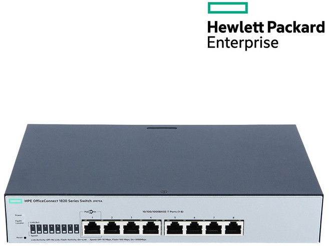 HPE Networking 1820 8G [스마트스위치/1Gbps 8Port] 모델명 J9979A, 1개