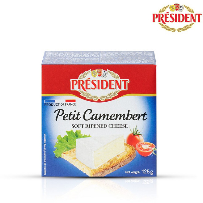 프레지덩 까망베르쁘띠 치즈, 1개, 125g
