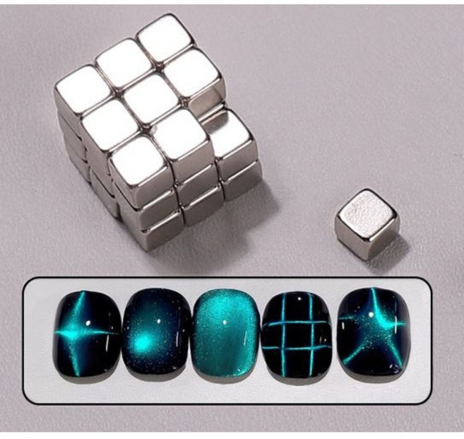 큐브 네일자석27p 미니큐브 정사각형 미니자석, 1개