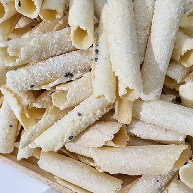 수제 다이어트 간식 칼로리 낮은 센베이 국산 생강 전병 1KG, 1세트