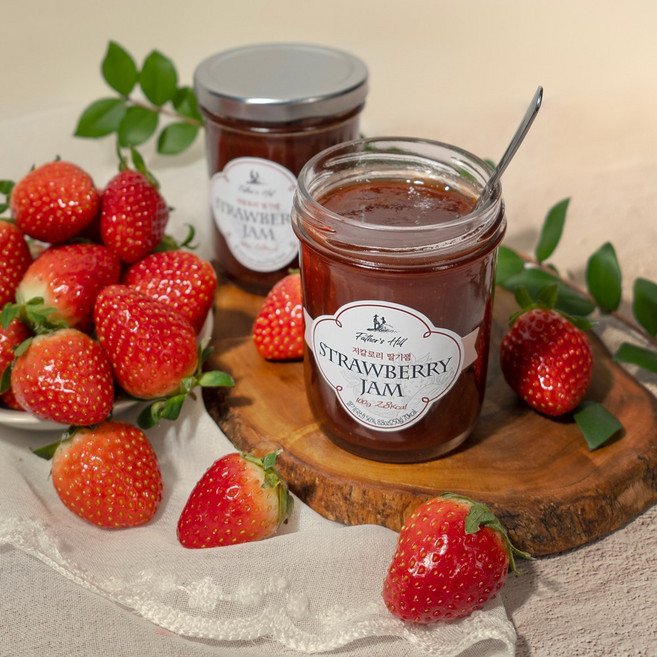 아빠랑 저칼로리 딸기잼 220g, 1개