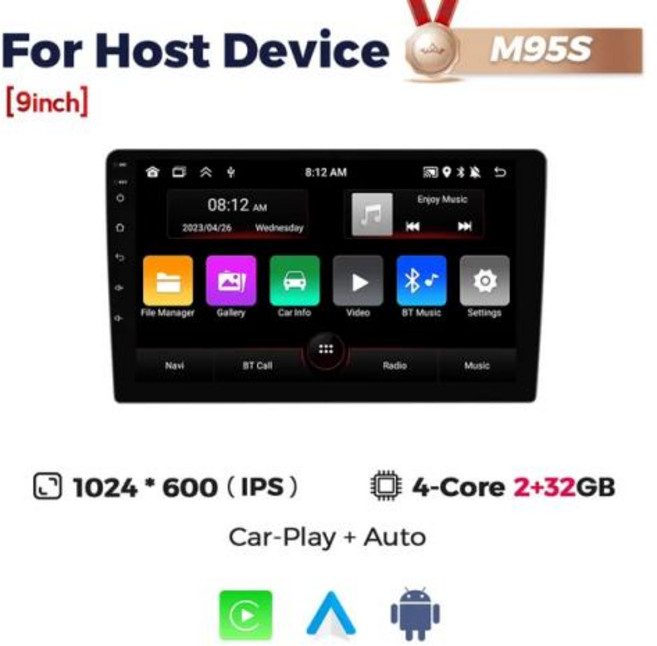 MEKEDE 차량용 멀티미디어 시스템 7862 8 코어 DSP VW 도요타 범용 오토라디오 RDS GPS BT 4G LTE 5G 와이파이 신제품 플러그 앤 플레이 2din 자동차, 12) 9M95S, 없음