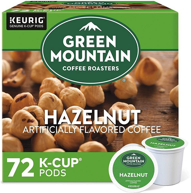 Green Mountain Coffee Roasters Southern Pecan Keurig 1인용 K-컵 포드 라이트 로스트 커피 72개, 12개(6개입), 헤이즐넛