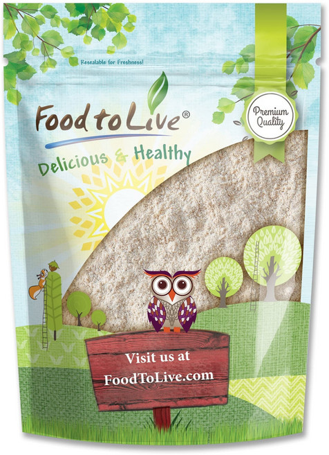 아마란스 가루 X파운드 - 비GMO 검증 미세 분쇄 통 Food to Live Amaranth Flour 8 Ounces Finely Milled Whole Grains, 1개
