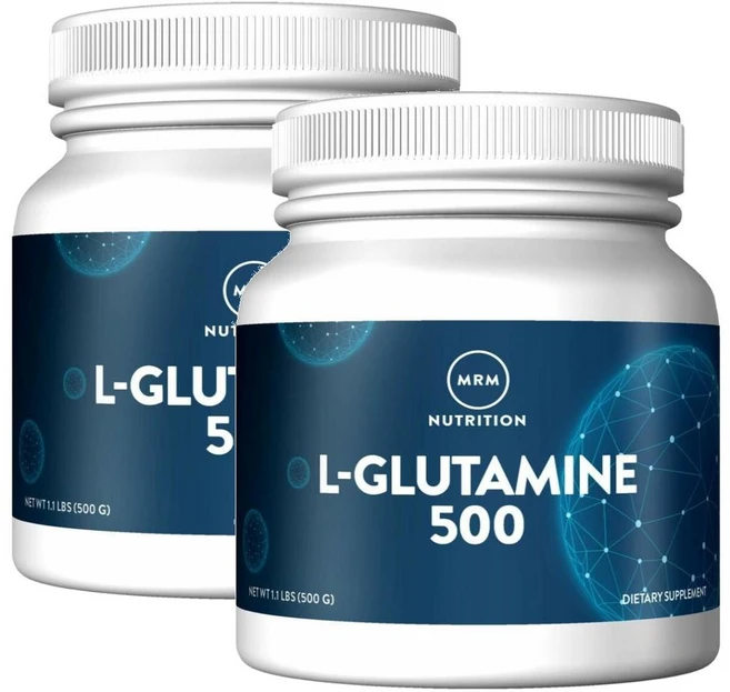 엠알엠 L-글루타민 파우더, 500g, 2개 - 쿠팡
