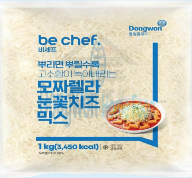 동원홈푸드 모짜렐라 눈꽃치즈 믹스, 1개, 1kg