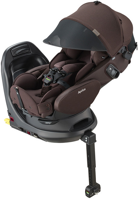 Aprica Fladea Grow EVER Premium ISOFIX 旋轉平躺汽座, 熱帶棕梠