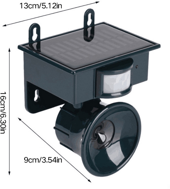 조류되치기 새쫒는기계 비둘기 태양열 초음파 조류 구충제 고양이 개 마우스 동물, Animal drive, 미국, 1개