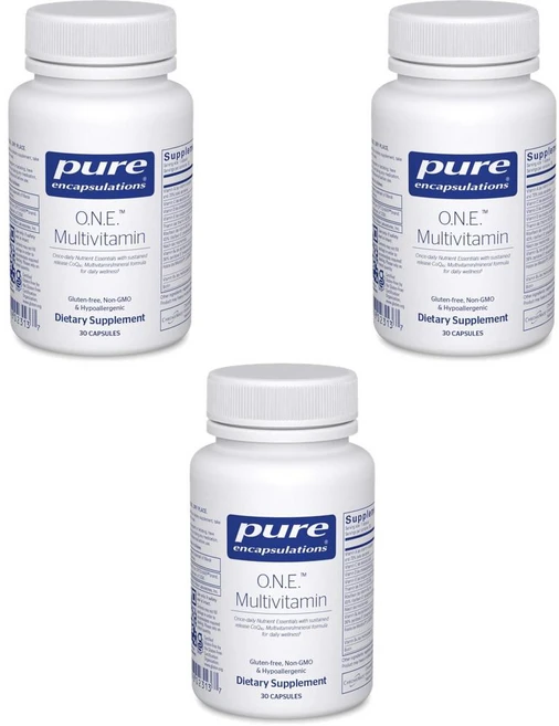 Pure Encapsulations ONE Multivitamin 퓨어 인캡슐레이션스 원 멀티비타민, 30정, 3개 - 쿠팡