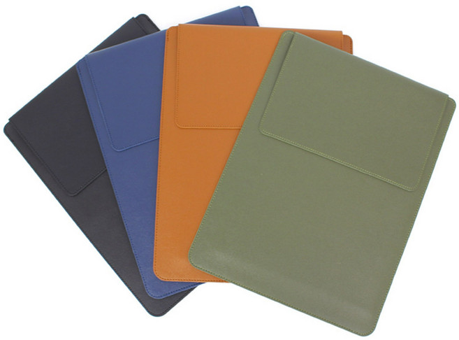 올인원 노트북 파우치 마우스패드 거치대 파우치 일체형 케이스 커버 가방, 브라운, 1개