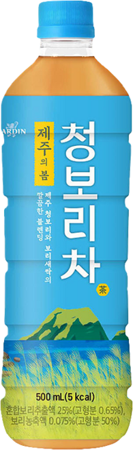쟈뎅 제주의봄 청보리차, 500ml, 7개