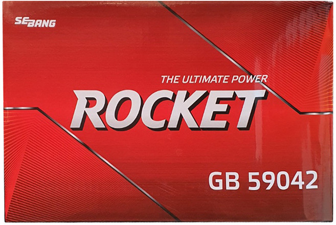 로케트GB59042 (내차 밧데리 확인후 구매 필수) 말리부 올란도 크루즈디젤 뉴크루즈 뉴SM5 올뉴SM7 그랜저IG가솔린 산타페DM LF소나타 더뉴 K5 등등 자동차배터리, GB59042공구대여+폐전지반납, 1개