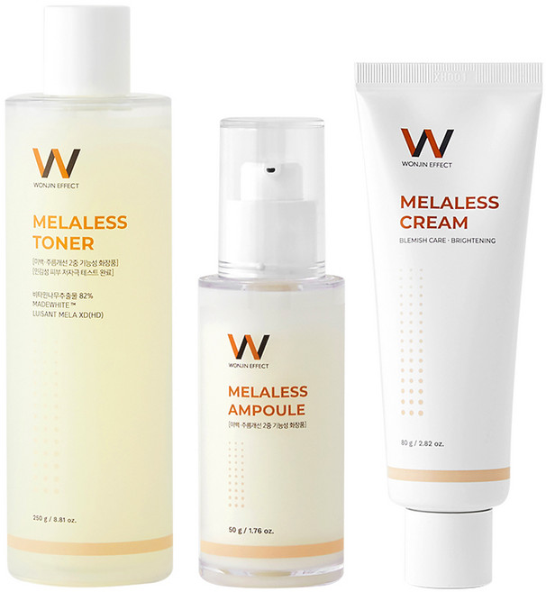 [원진이펙트] 멜라리스 토너 앰플 크림 3종세트, 1세트