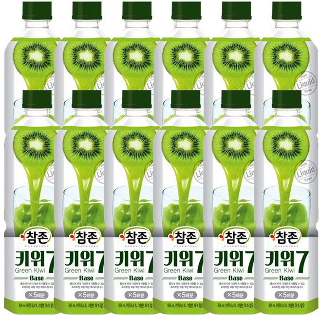 참존 키위7, 835ml, 12개
