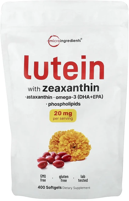 프리미엄상품 Micro Ingredients 루테인 및 제아잔틴 소프트젤 400정 끝내주게잘나가는상품, MicroIngredients루테인및제아잔틴소프트젤40 - 쿠팡