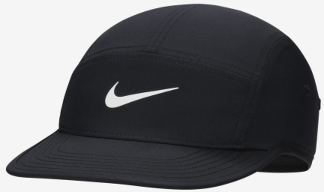 나이키 드라이 핏 플라이 언스트럭처 스우시 캡 블랙 안트라사이트 화이트 FB5624 010