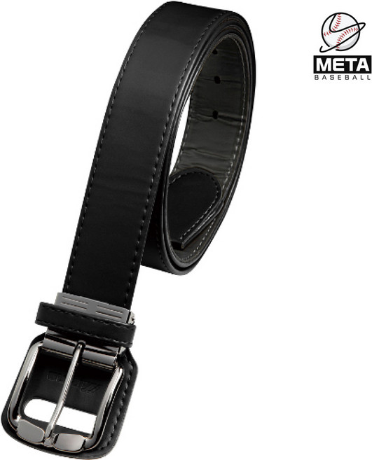 미즈노 야구벨트 야구 허리띠 125cm 블랙 050909, 12JYAV050909BK