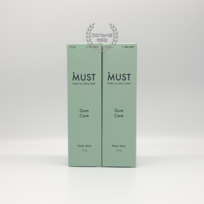 잇몸치약 약국 약사 추천 MUST 검케어 치주관리 치은염 치주염 치주질환 잇몸질환 예방 2개, 120g