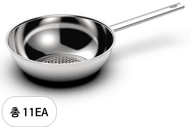 알텐바흐 시그니처 솔리드 통5중 316ti 스텐웍팬, 28cm, 11개