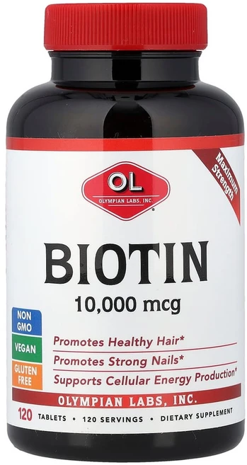 올림피안랩스 비오틴 10000mcg 120정, 1개 - 쿠팡